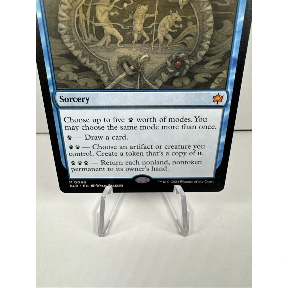 Season of Weaving MYTHIC Enchantment #68 Bloomburrow BLB Magic the Gathering LP